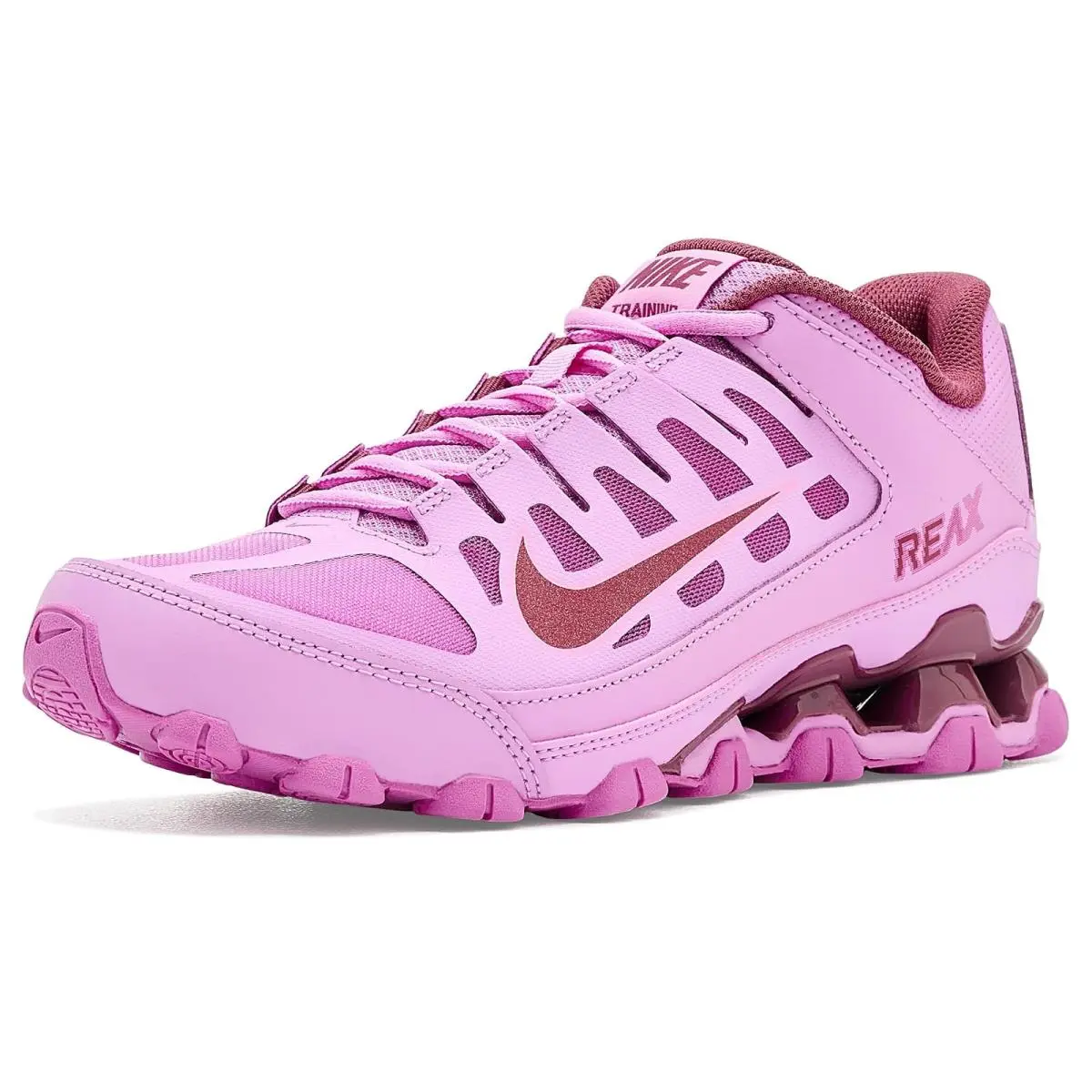 Woman`s Sneakers Athletic Shoes  Reax 8 Trainer Mesh Light Magenta/Pink Smoke/Pink Rise by Nike