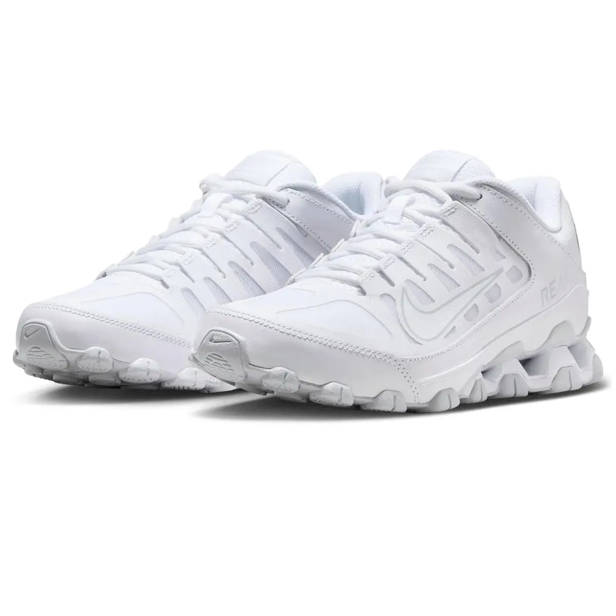 Woman`s Sneakers Athletic Shoes  Reax 8 Trainer Mesh White/White/Pure Platinum by Nike