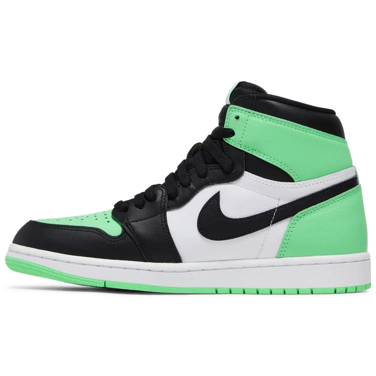 Nike shoes - Retro 1 High OG - Retro High - DZ5485 130 - White/Black/Green Glow 0