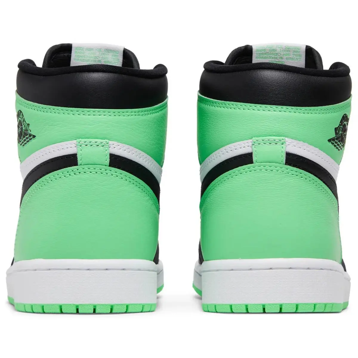 Nike shoes - Retro 1 High OG - Retro High - DZ5485 130 - White/Black/Green Glow 2