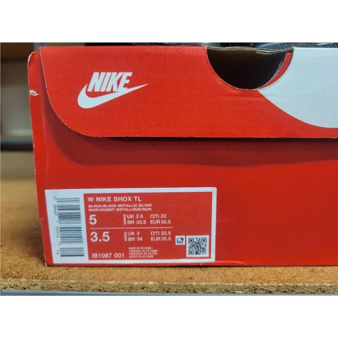 Nike shoes - Nike Shox TL - Shox - IB1087 001 - Black Metallic Silver, Women`s: Black Metallic Silver 10