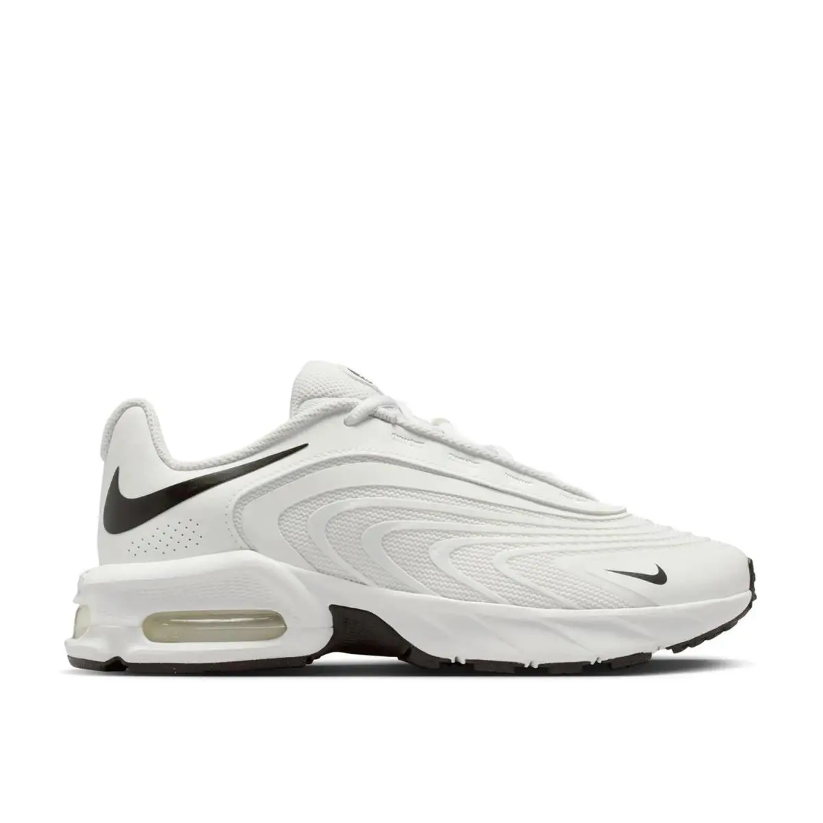 Woman`s Athleisure Nike Air Max Fire Sneaker - White/Black