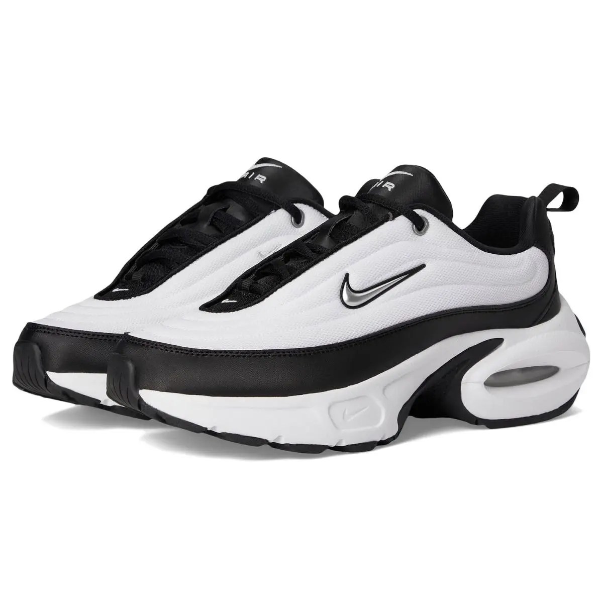 Nike shoes - Black/Metallic Silver/White 6