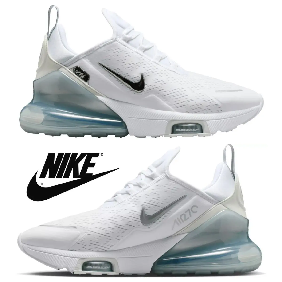 Nike Air Max 270 Premium Men`s Shoes Sneakers Running Athletic Comfort Training