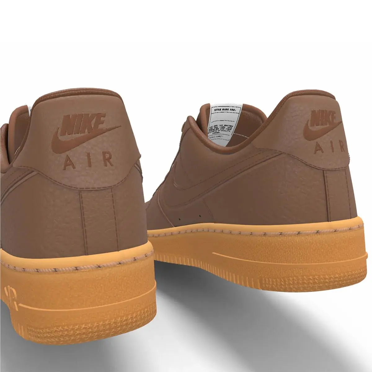 Nike shoes - Nike Air Force 1 - Air Force - Brown 6