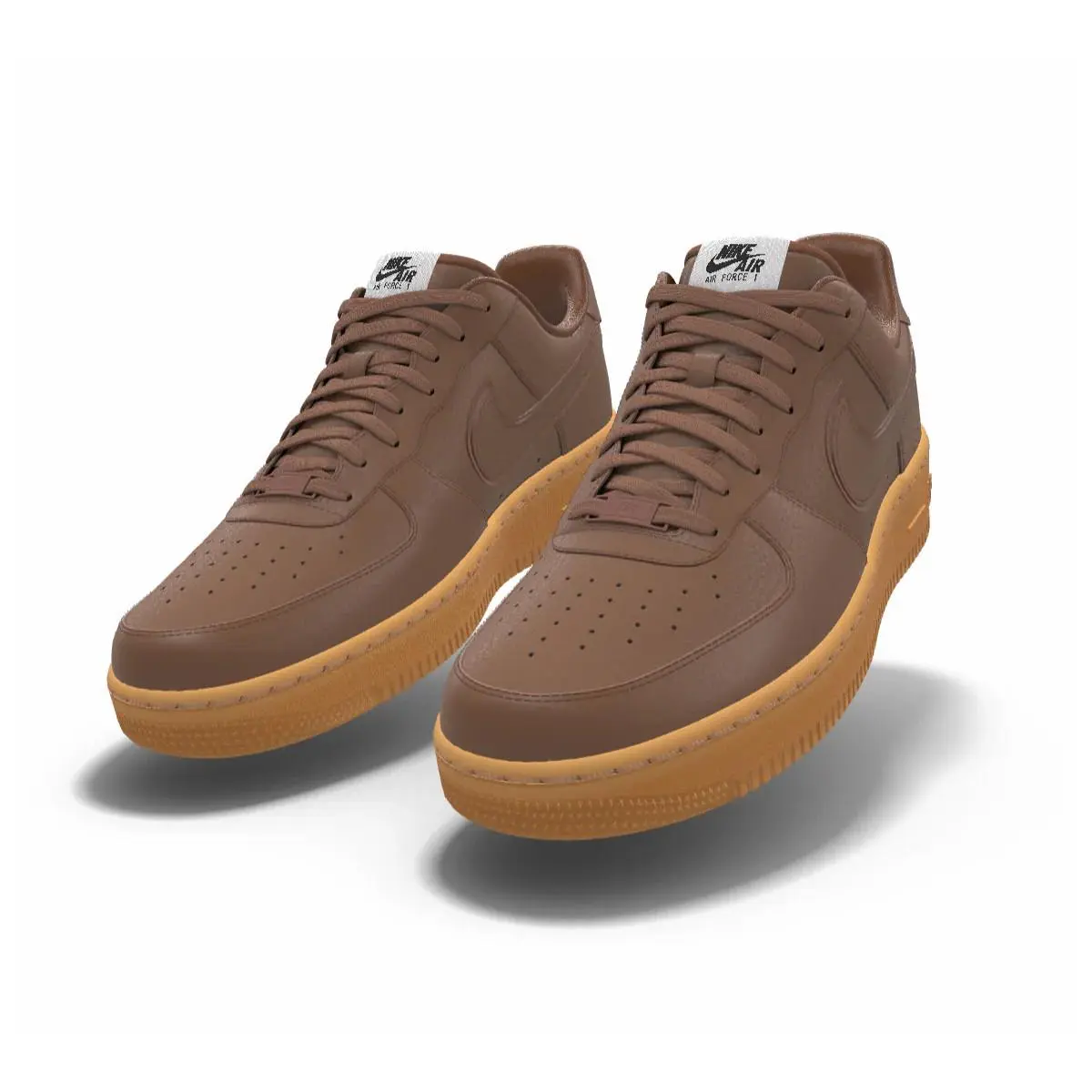 Nike shoes - Nike Air Force 1 - Air Force - Brown 8