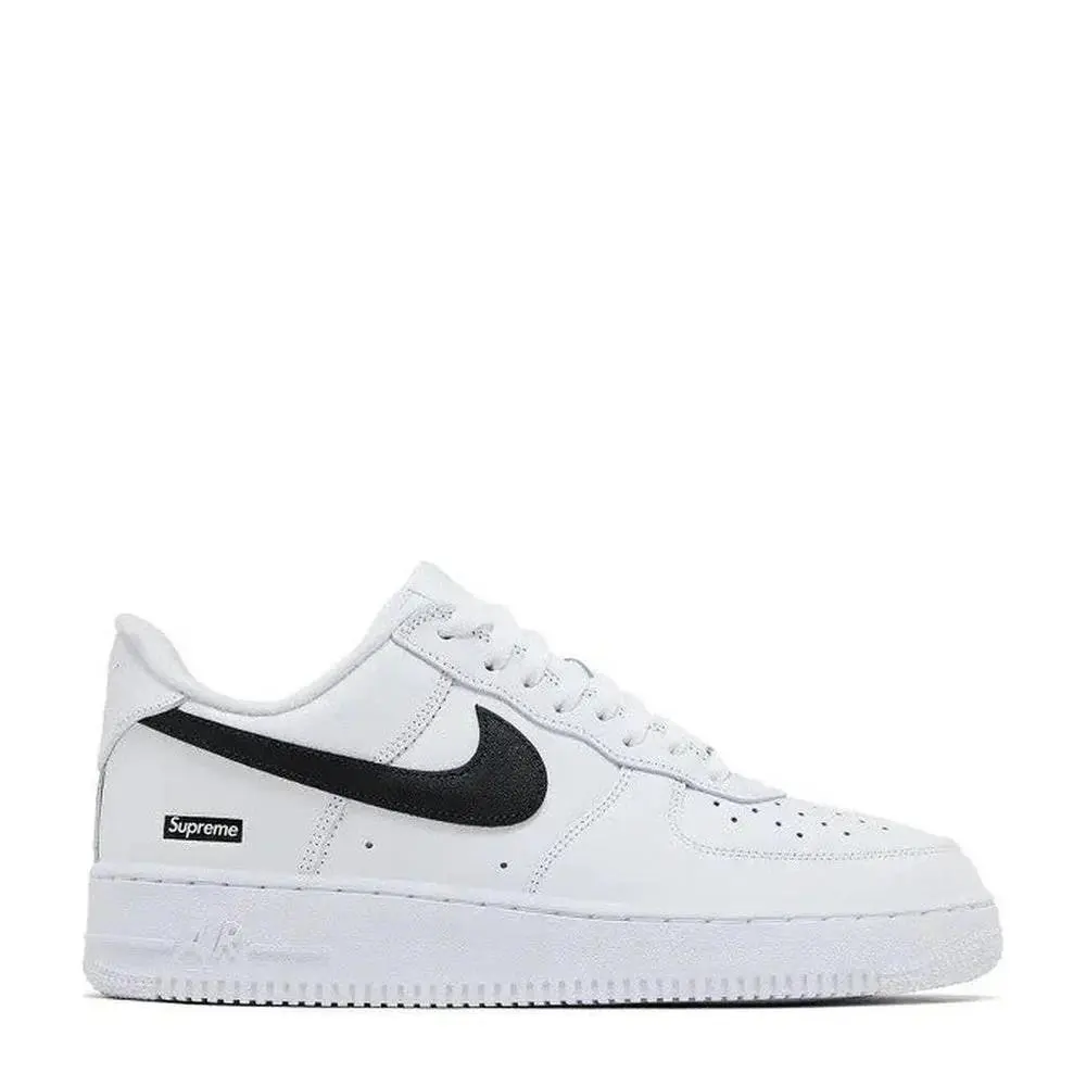 Nike shoes - Nike Air Force 1 Low x Supreme Box Logo White Black - CU9225-102 - White 3