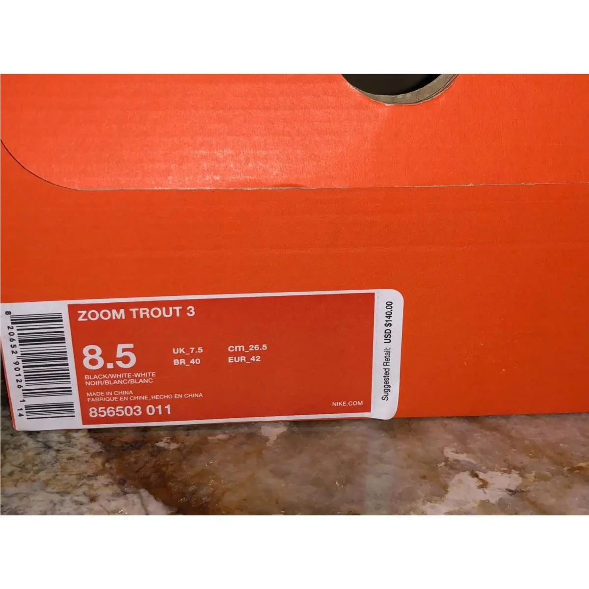 Nike shoes - NIKE Force Trout 3 Baseball Cleats - 856503 - Black 6