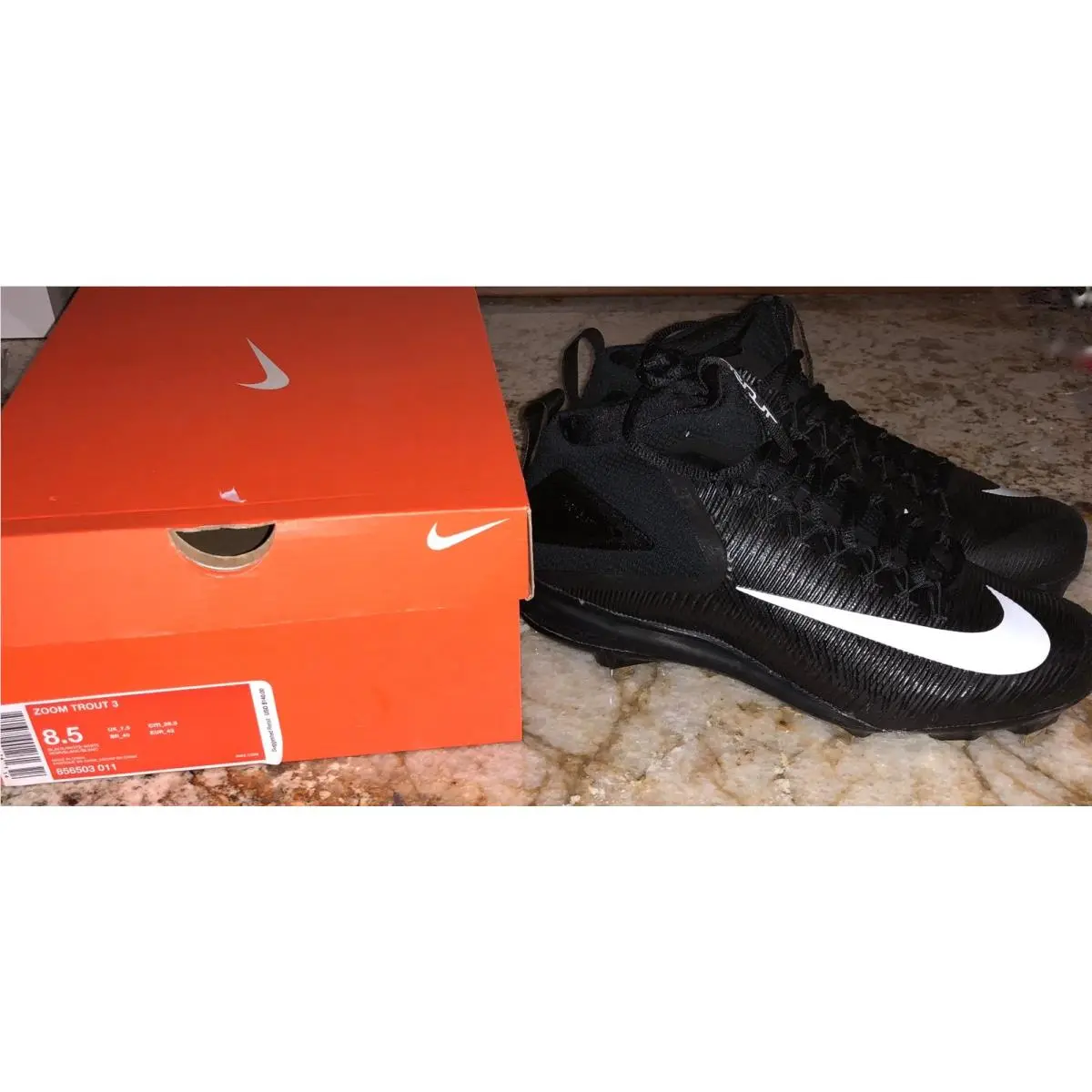 Nike shoes - NIKE Force Trout 3 Baseball Cleats - 856503 - Black 8
