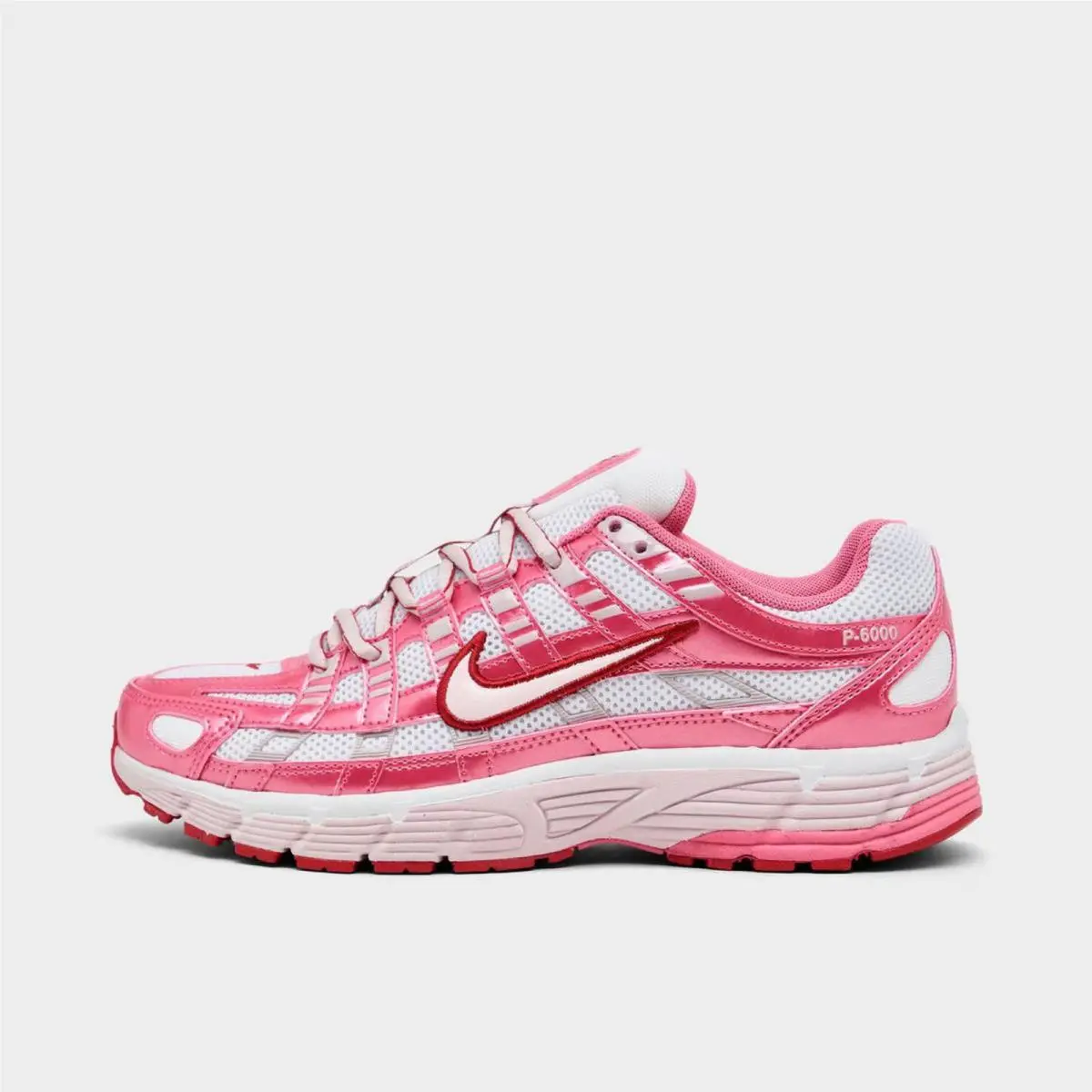Women`s Nike P-6000 Summit White/peony/team Crimson/silt Red IO3496 100