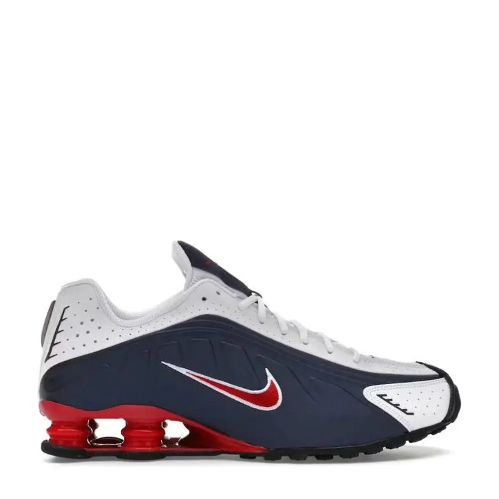 Nike Shox R4 Usa Navy Men`s Sneakers HQ1988-400 - Navy