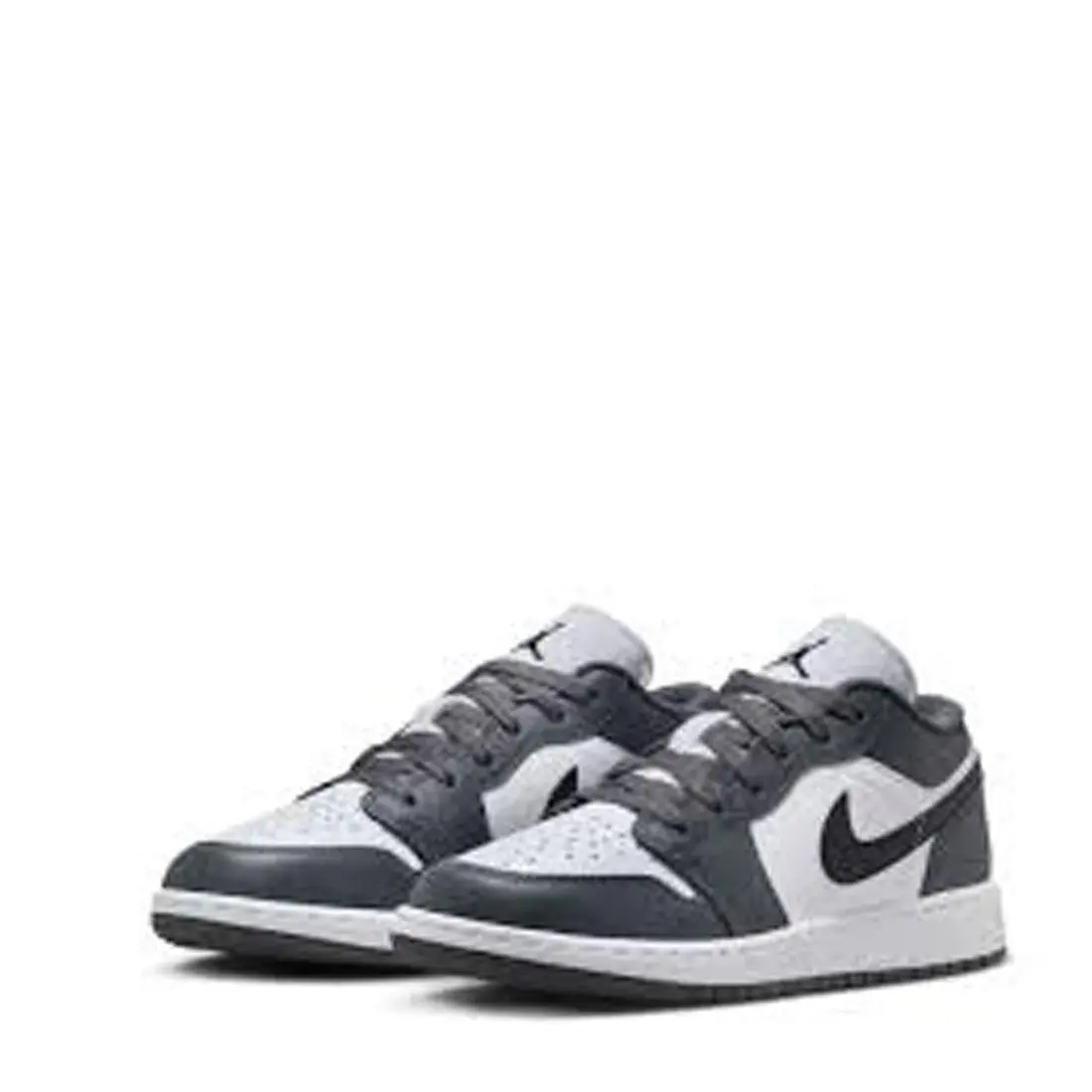 Nike shoes - Jordan 1 Low White Black Iron Grey - Gray 5