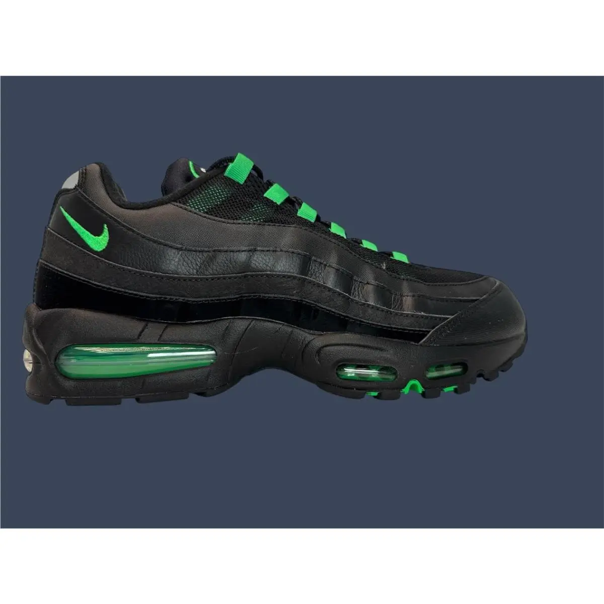 Men`s Nike Air Max 95 OG Black Green Shock IB1667-002
