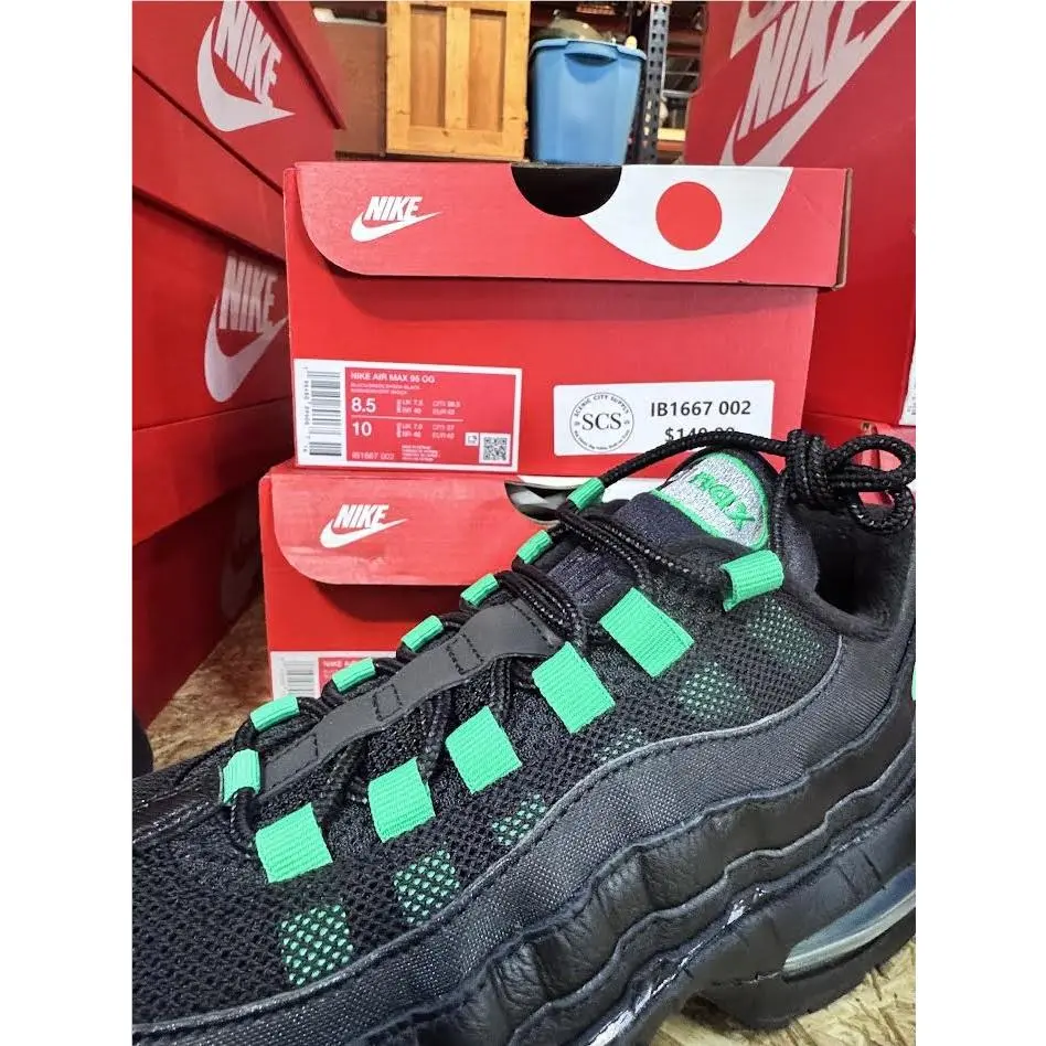Nike shoes - Nike Air Max 95 OG Black Green Shock IB1667-002 10