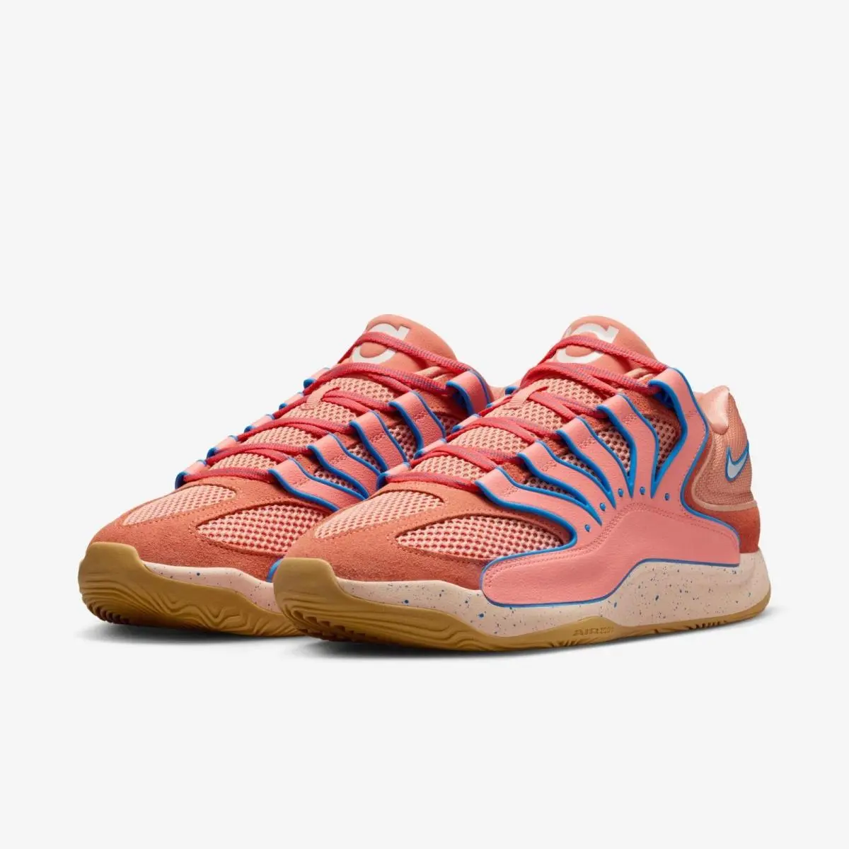 Nike KD18 HV1992-601 Sneakers Mens Atomic Pink Athletic Basketball Shoes MEW1442