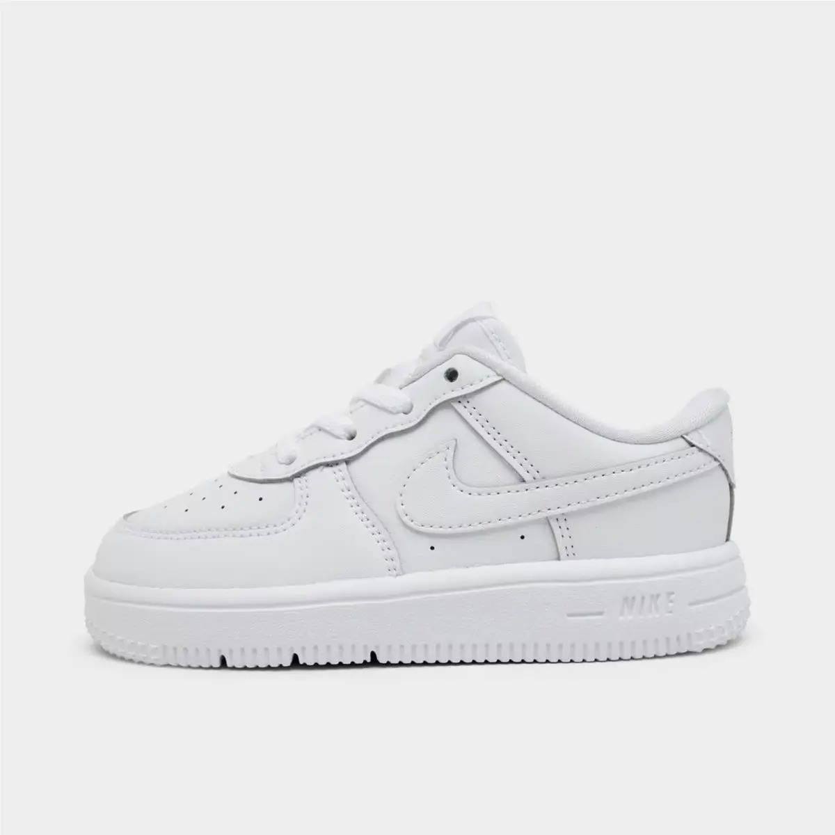 Kids` Toddler Nike Force 1 Low Casual Shoes White/white/white IF1674 100