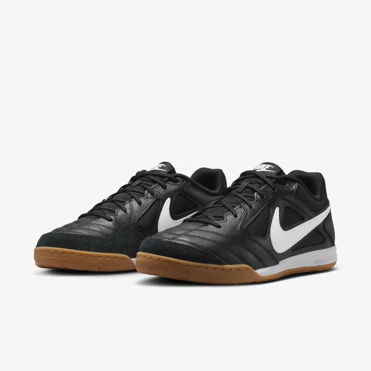 Nike Gato HQ6019-001 Sneakers Men`s Black White Leather Lifestyle Shoes LIQ892