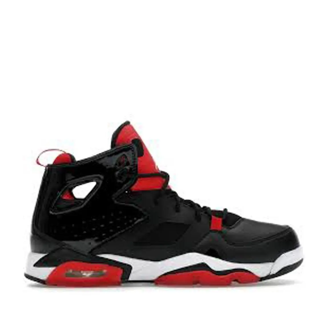 Jordan Flight Club `91 Big Kids Shoes Triple Black DM1685-006 GS Basketball Snea