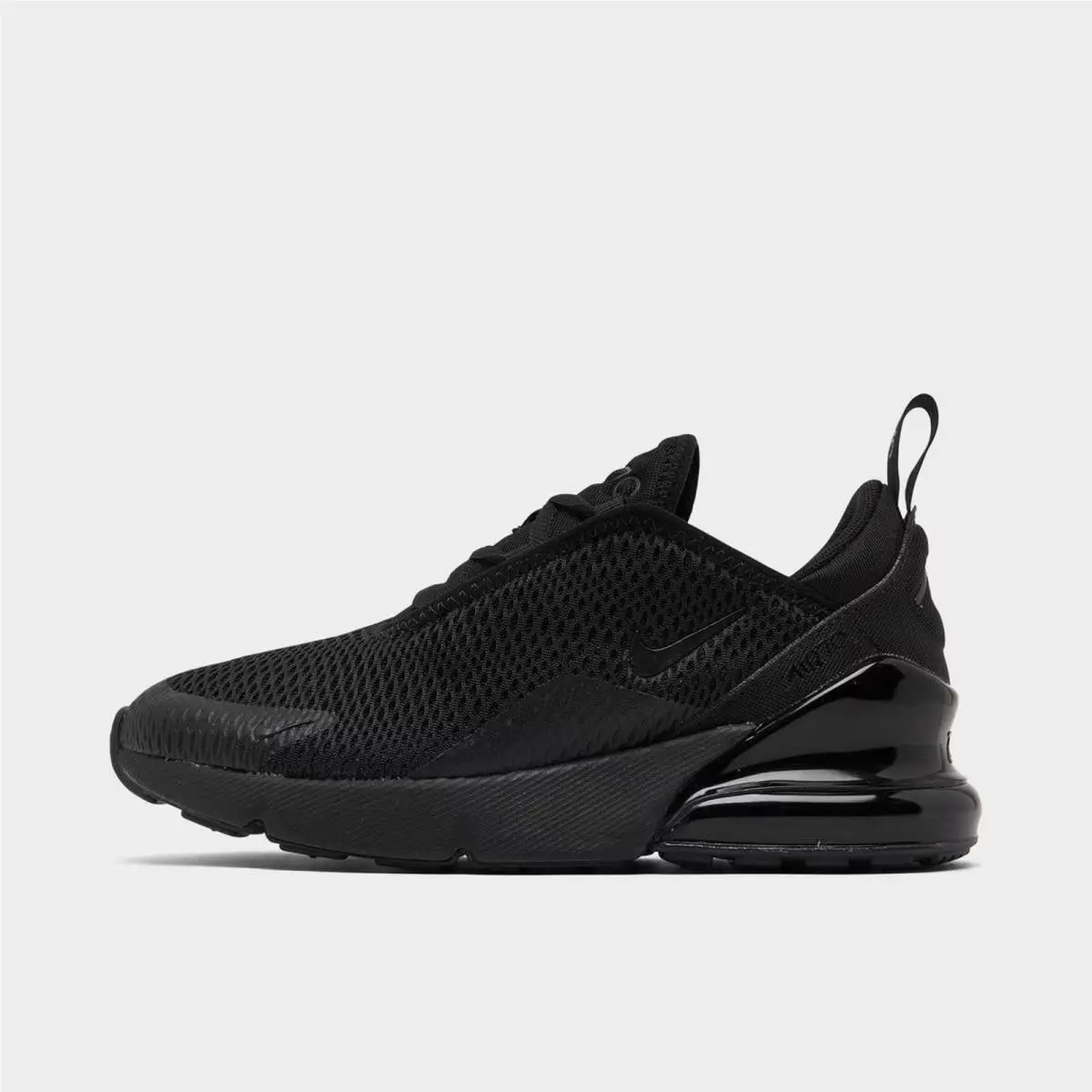 Little Kids` Nike Air Max 270 Casual Shoes Black/black/black AO2372 006