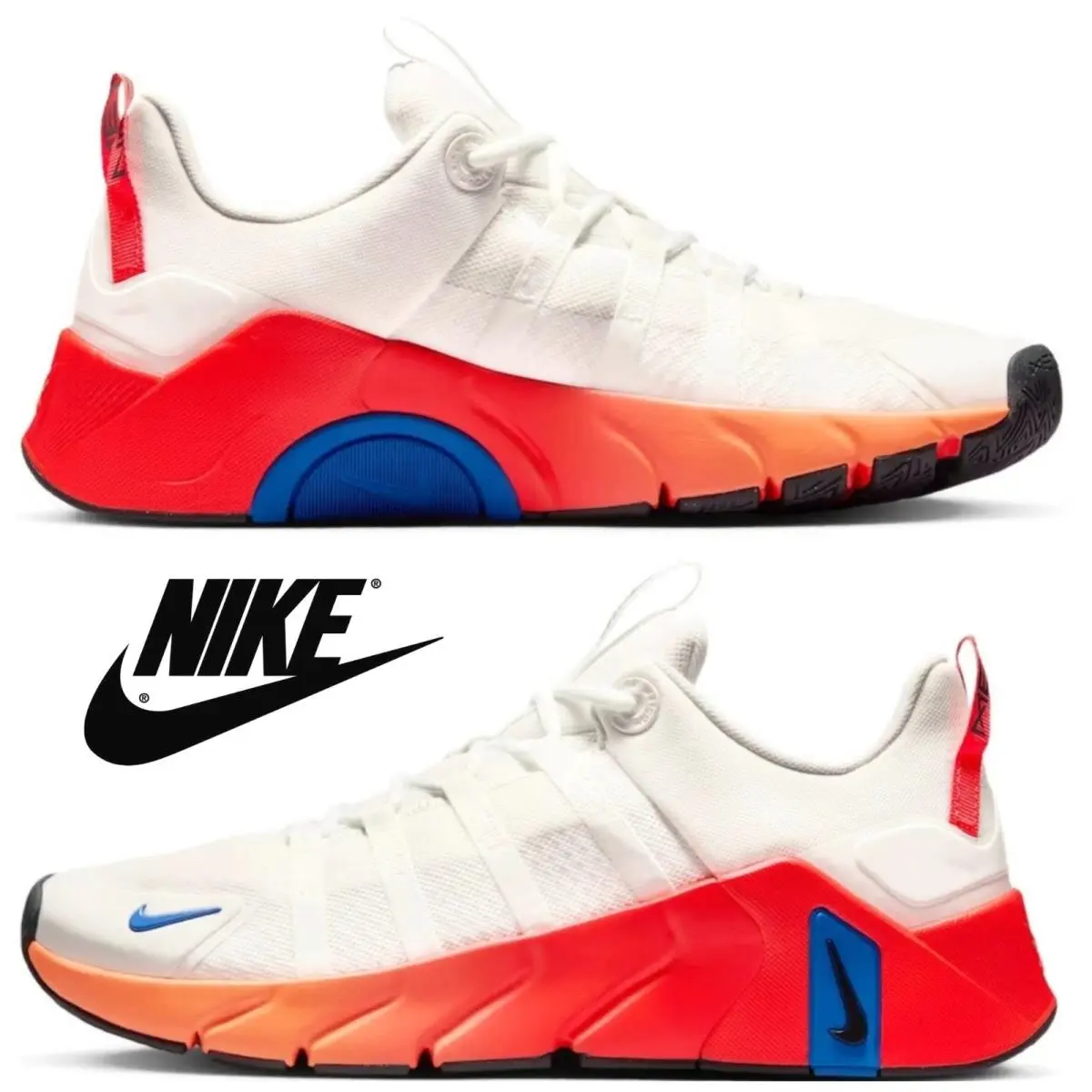 Nike shoes - Nike Free Metcon - Free Metcon - Red, Manufacturer: Summit White/Bright Crimson/Orange Pulse/Anthracite 26