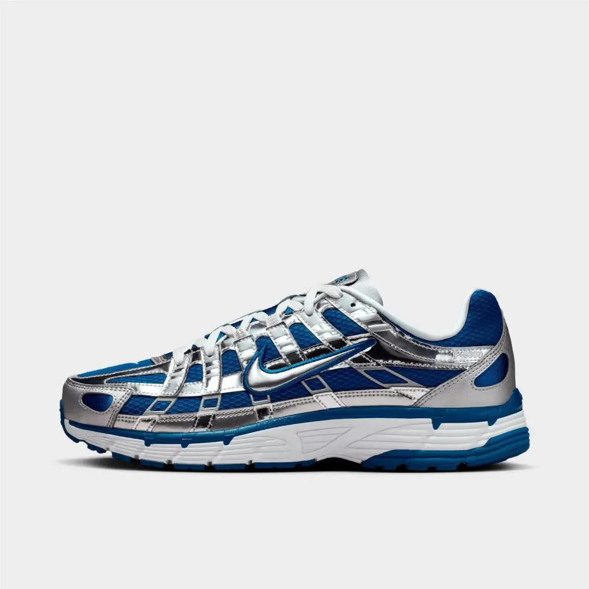 Men`s Nike P-6000 Court Blue/white/metallic Silver IQ9390 476