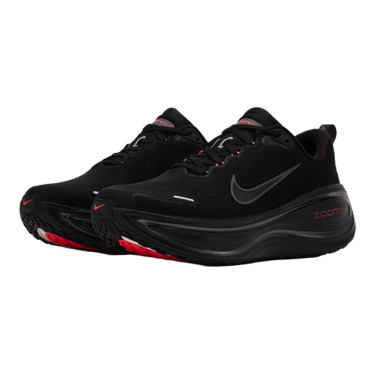 Nike shoes - Nike Vomero Plus - Vomero Plus - HV8150-007 - Black/Black/Bright Crimson/Wolf Grey 6