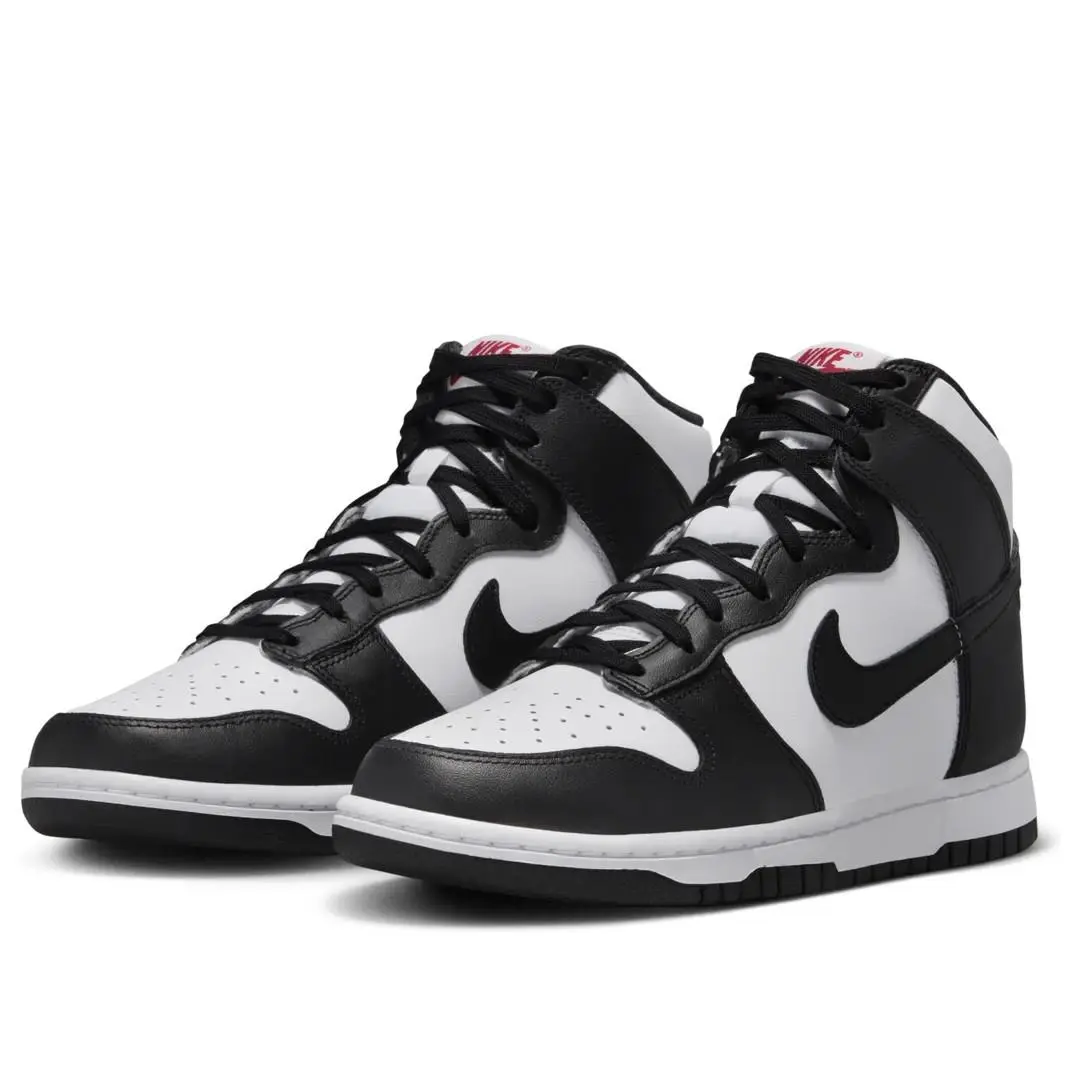 Nike Wmns Nike Dunk High `panda` Women`s Athletic Shoes DD1869-103 - Black