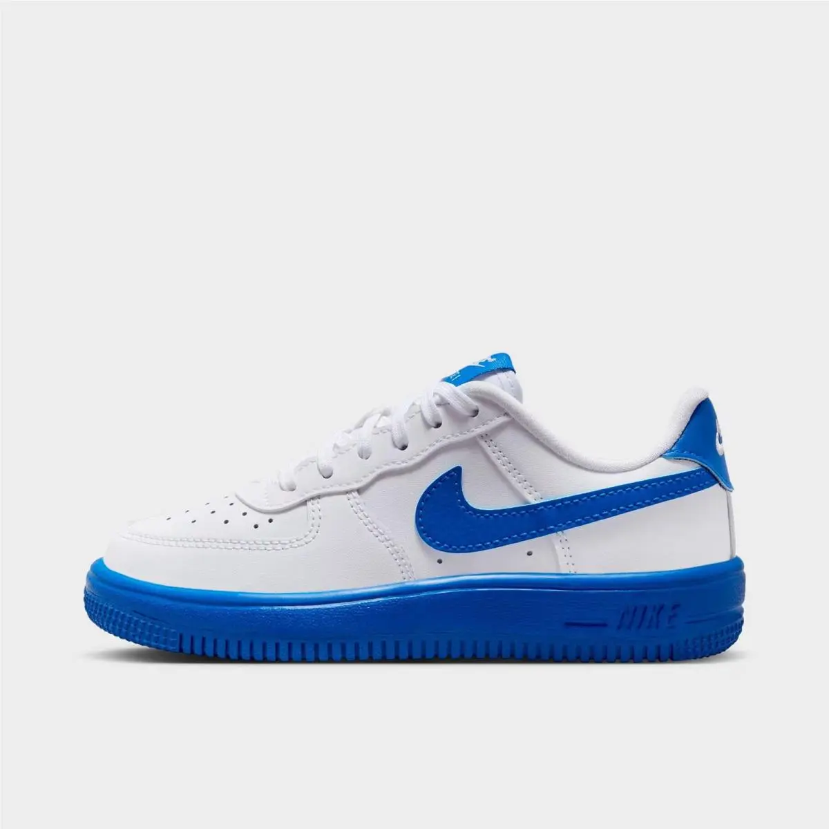 Little Kids` Nike Force 1 White/game Royal IF1673 122