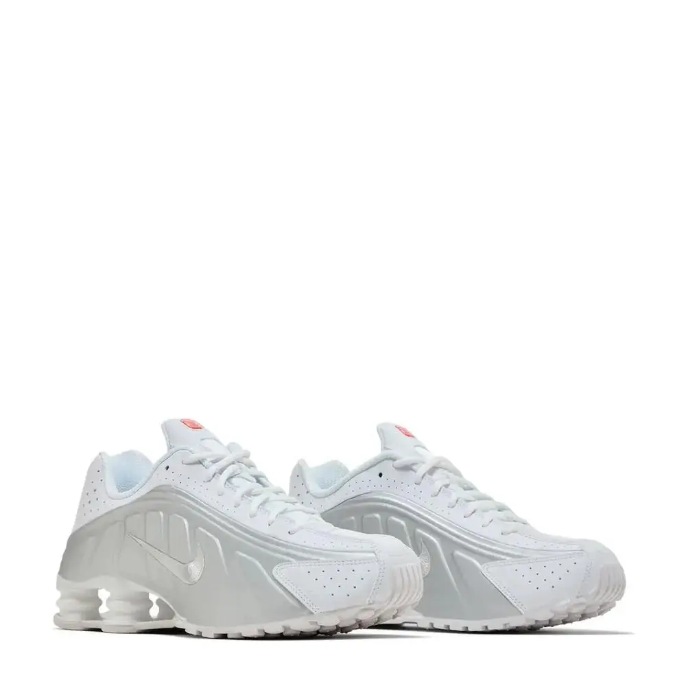 Nike shoes - Nike Shox R4 White Metallic Silver - HQ1988-101 - White 18