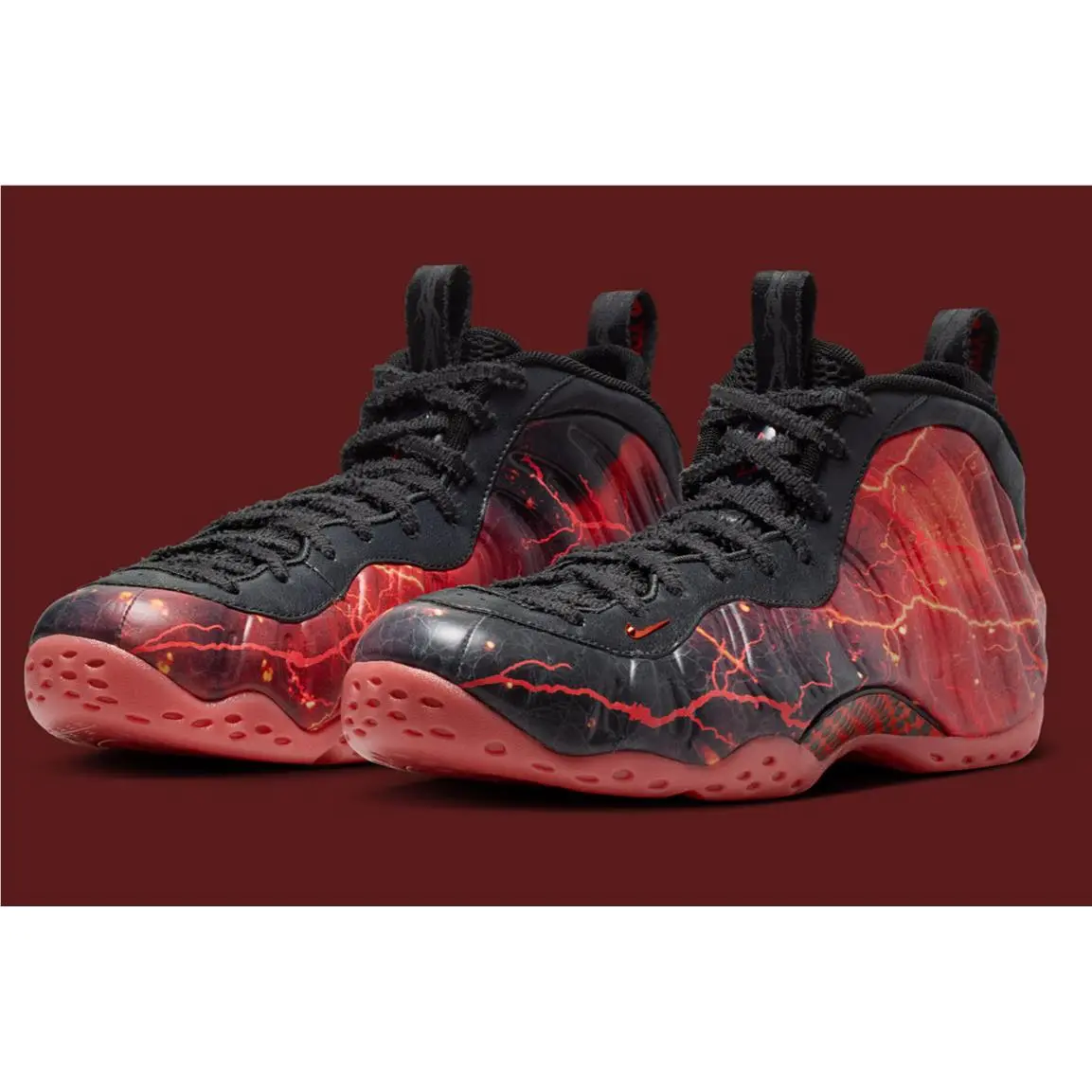 Nike Air Foamposite One Stranger Things Men`s Red Sports Sneaker IR7336-001