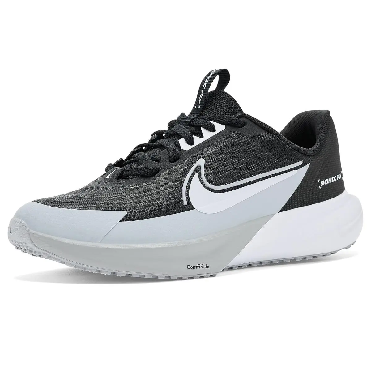 Children Unisex Sneakers Athletic Shoes Nike Kids Sonic Fly Big Kid - Black/White/Wolf Grey