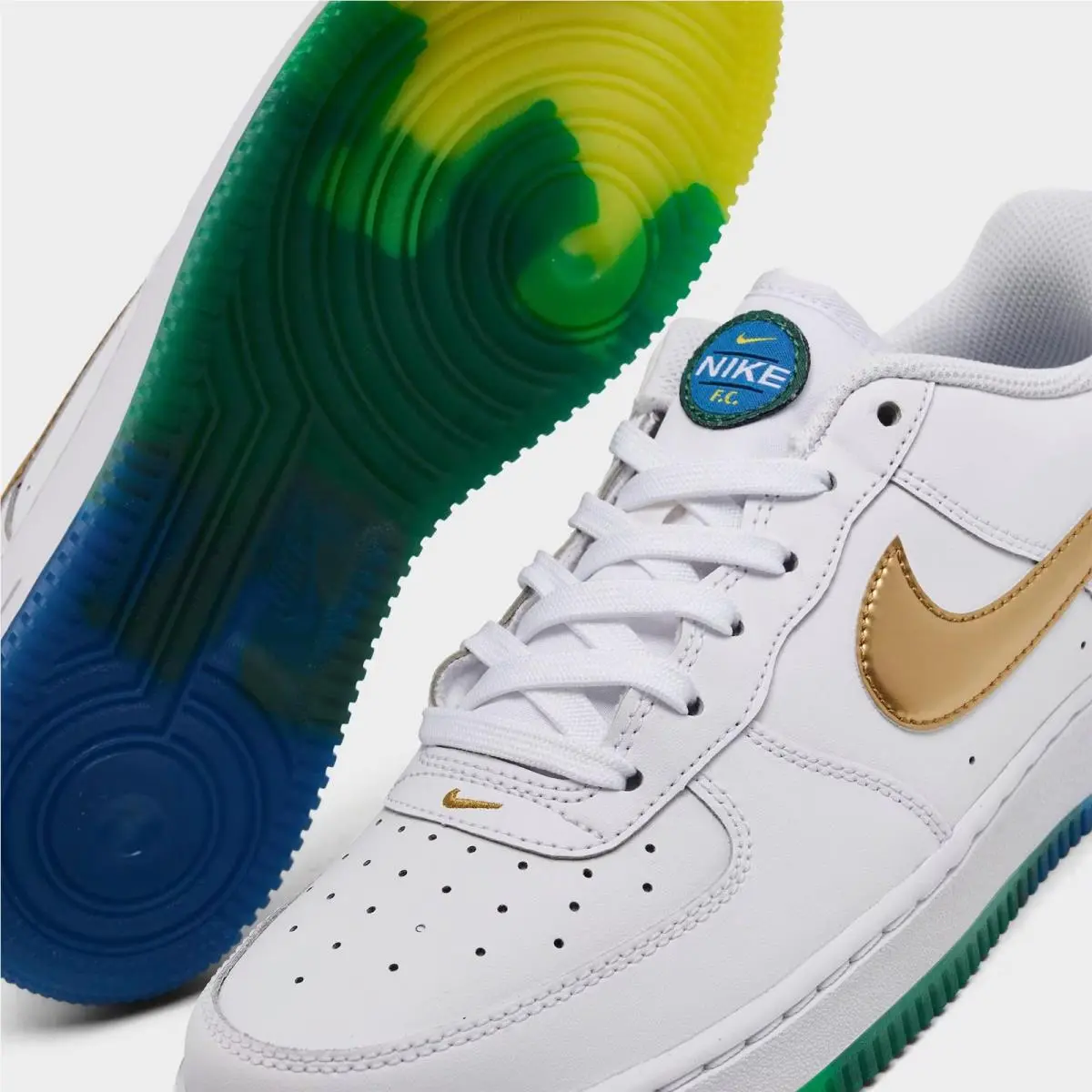 Nike shoes - IR3538 100 - White/Metallic Gold/Soar/Sonic Yellow 0