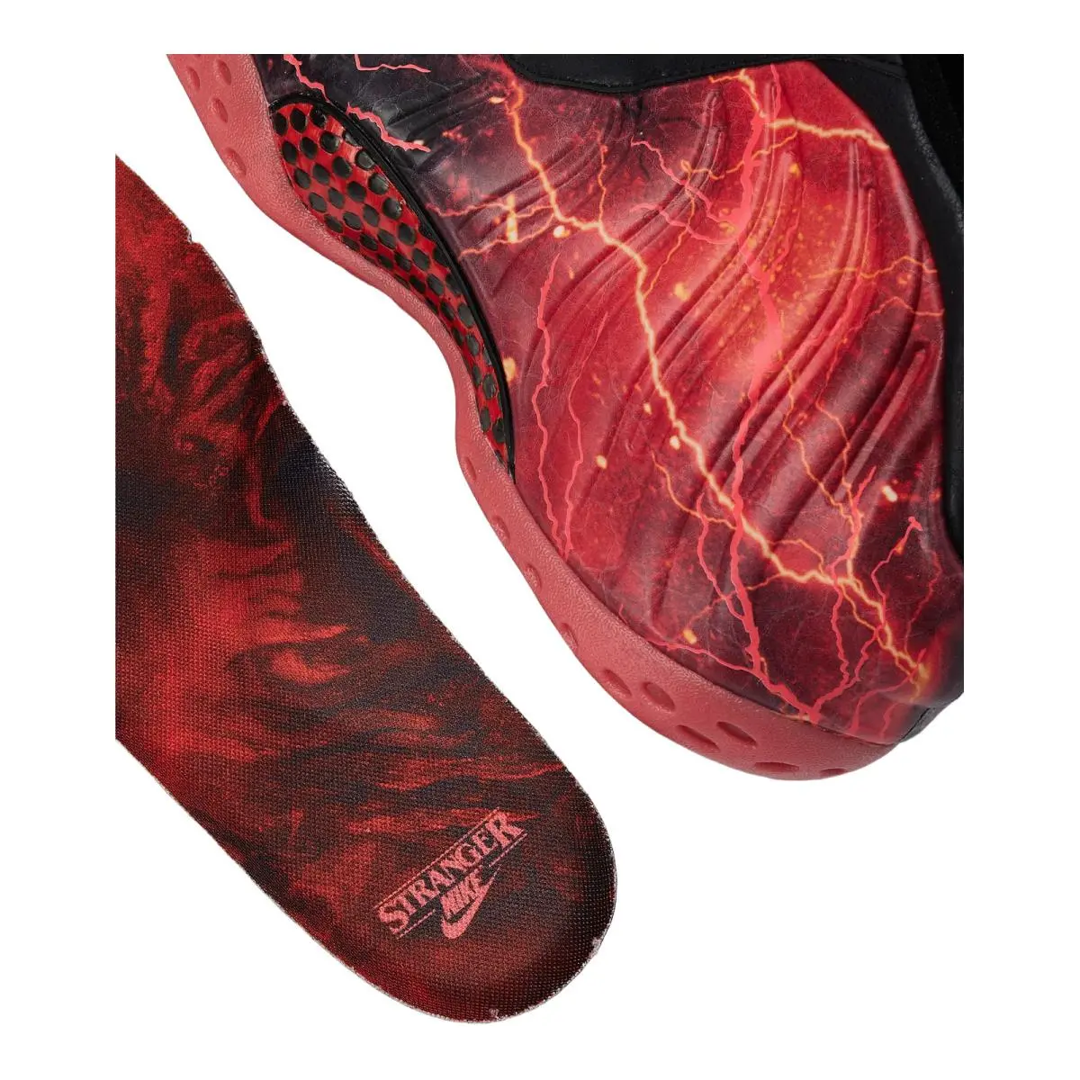 Nike shoes - Nike Air Foamposite One Prm Stranger Things - IR7336-001 - Black/Bright Crimson/Off Noir 6