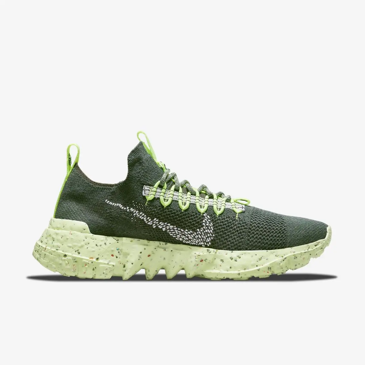 Nike shoes - Carbon Green, White, Electric Green 12