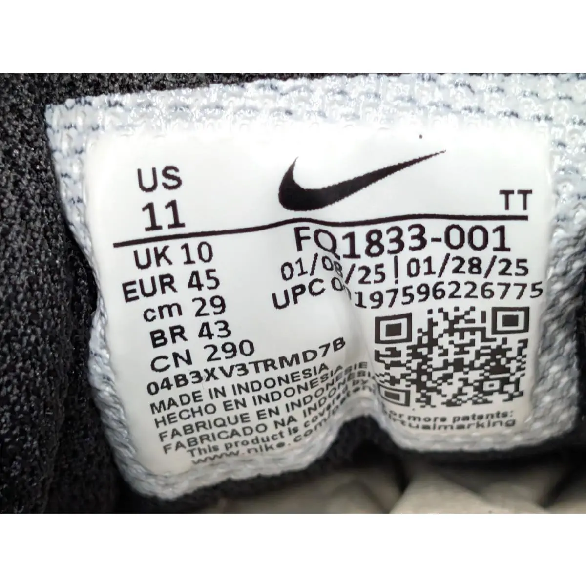 Nike shoes - Nike Air Max Alpha Trainer 6 - FQ1833-001 - Black/White 8