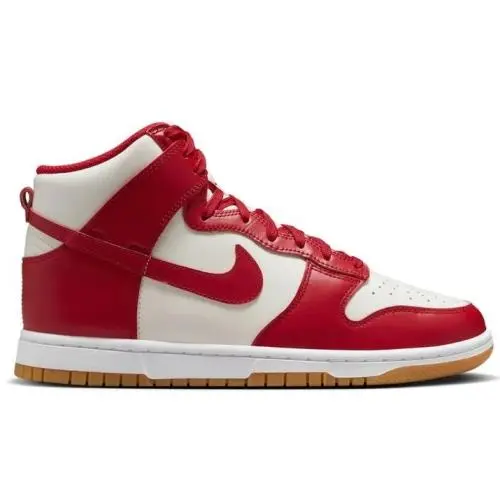 Women`s Nike Dunk High Sail/gym Red-light Brown DD1869 114