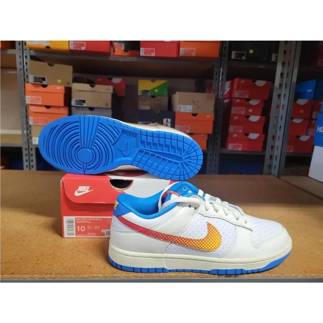 Nike Dunk Low Men Shoes Harlem Sail Red Globetrotters Pack HQ3613-133 Size 10