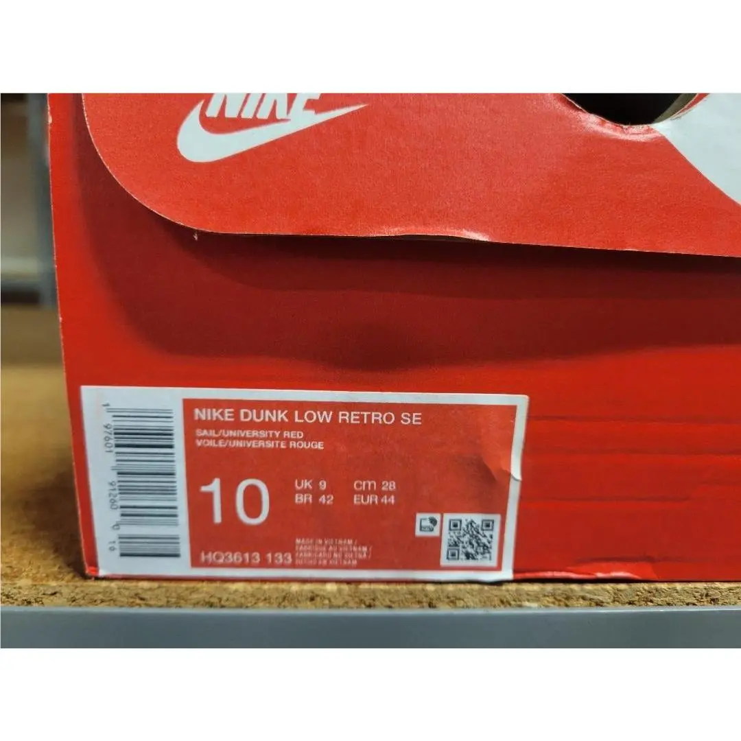 Nike shoes - Nike Dunk Low - Dunk Low - HQ3613 133 - Sail University Red 4