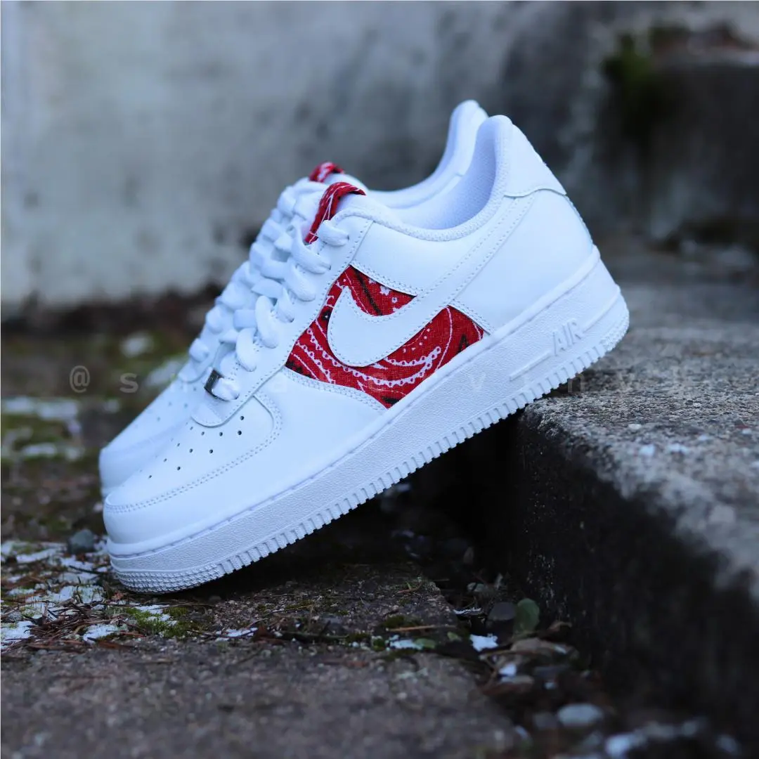 Nike shoes - Nike Air Force 1 - Air Force - cw2288-111 - Red 6