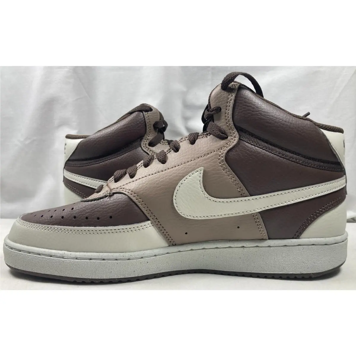 Nike shoes - Court Vision Mid Next Nature - DN3577-200 - Baroque Brown/Light Bone/OS Clair, Shoe: Baroque Brown/Light Bone 0