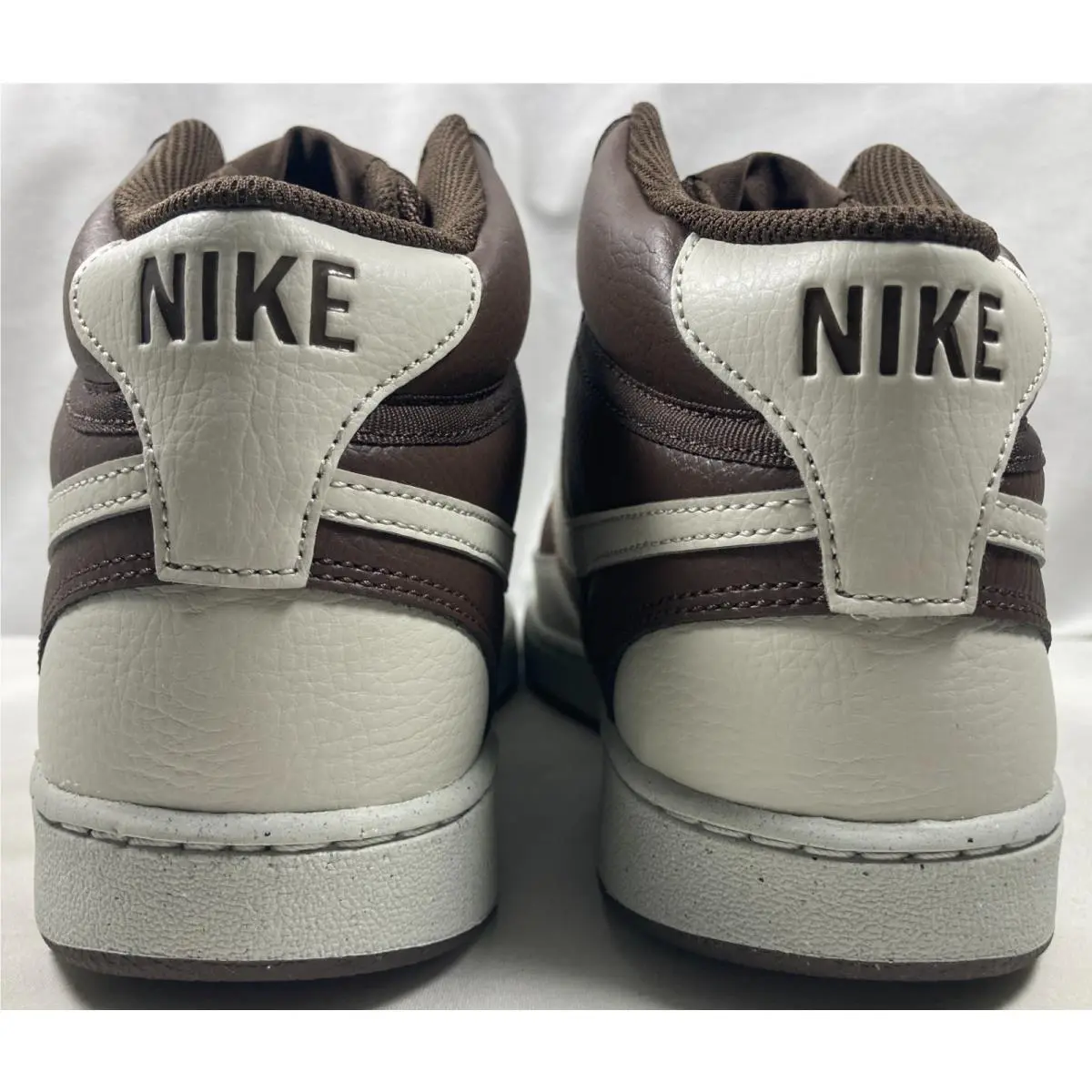Nike shoes - Court Vision Mid Next Nature - DN3577-200 - Baroque Brown/Light Bone/OS Clair, Shoe: Baroque Brown/Light Bone 5