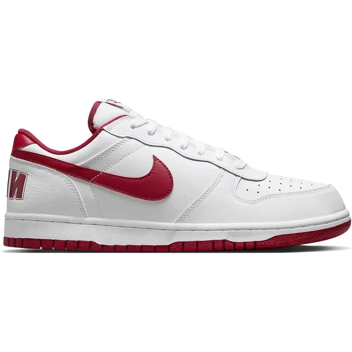 Nike Big Nike Low White Gym Red