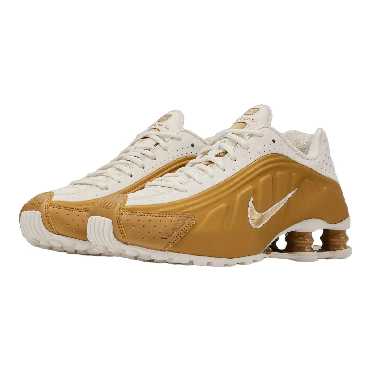 Nike shoes - Nike Shox R4 - Shox - AR3565-010 - Soft Pearl/Metallic Gold 0
