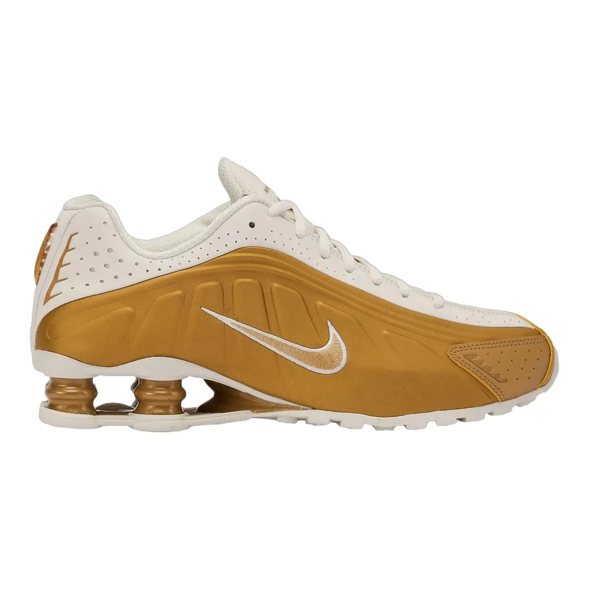 Nike shoes - Nike Shox R4 - Shox - AR3565-010 - Soft Pearl/Metallic Gold 5