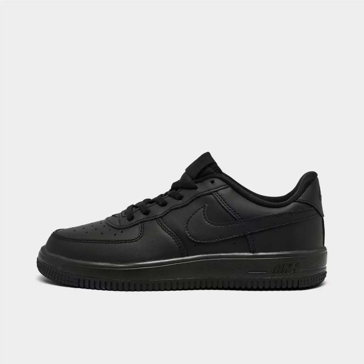 Little Kids` Nike Force 1 Casual Shoes Black/black/black IF1673 001