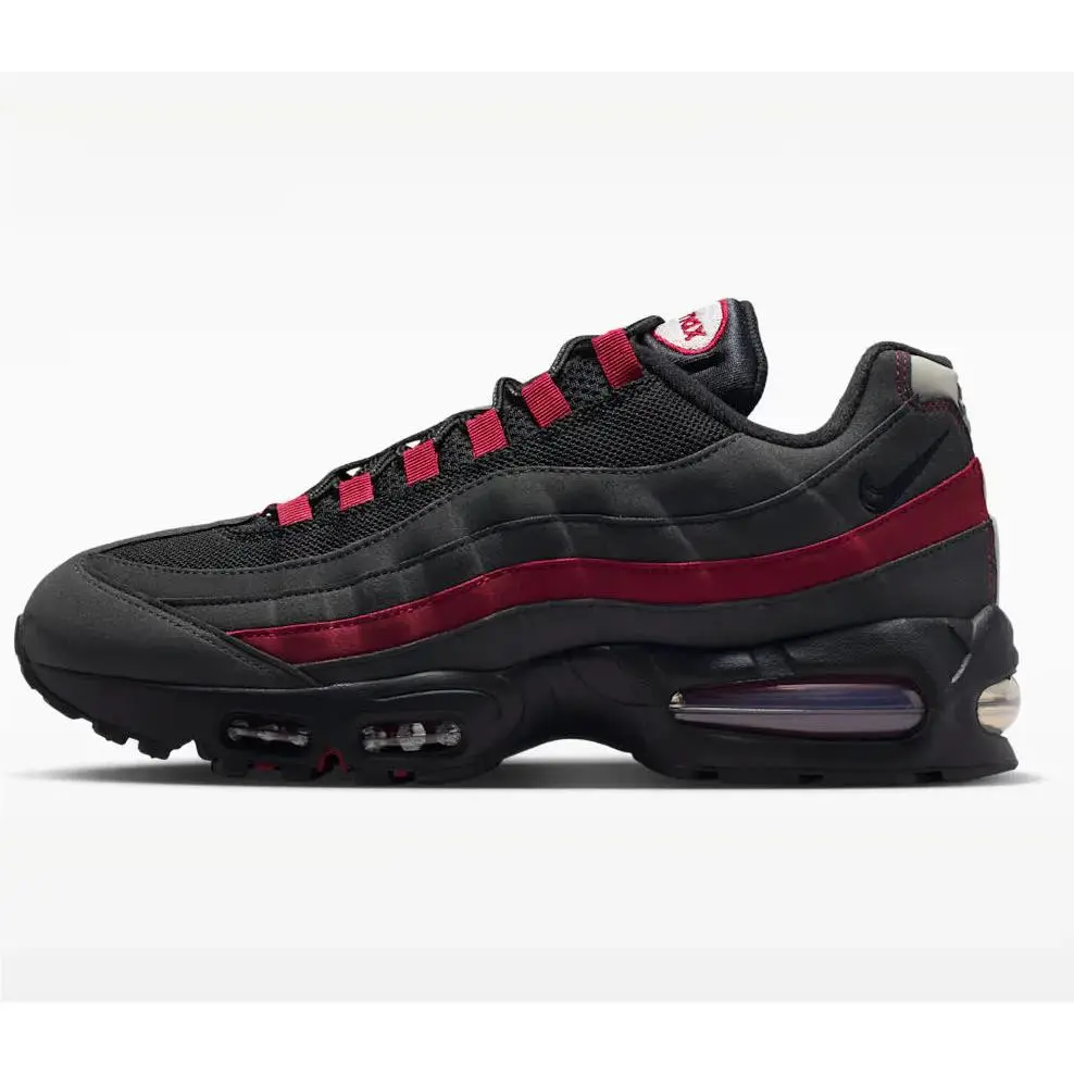 Nike Air Max 95 OG Big Bubble Black Crimson Grey Men`s HM4740-008