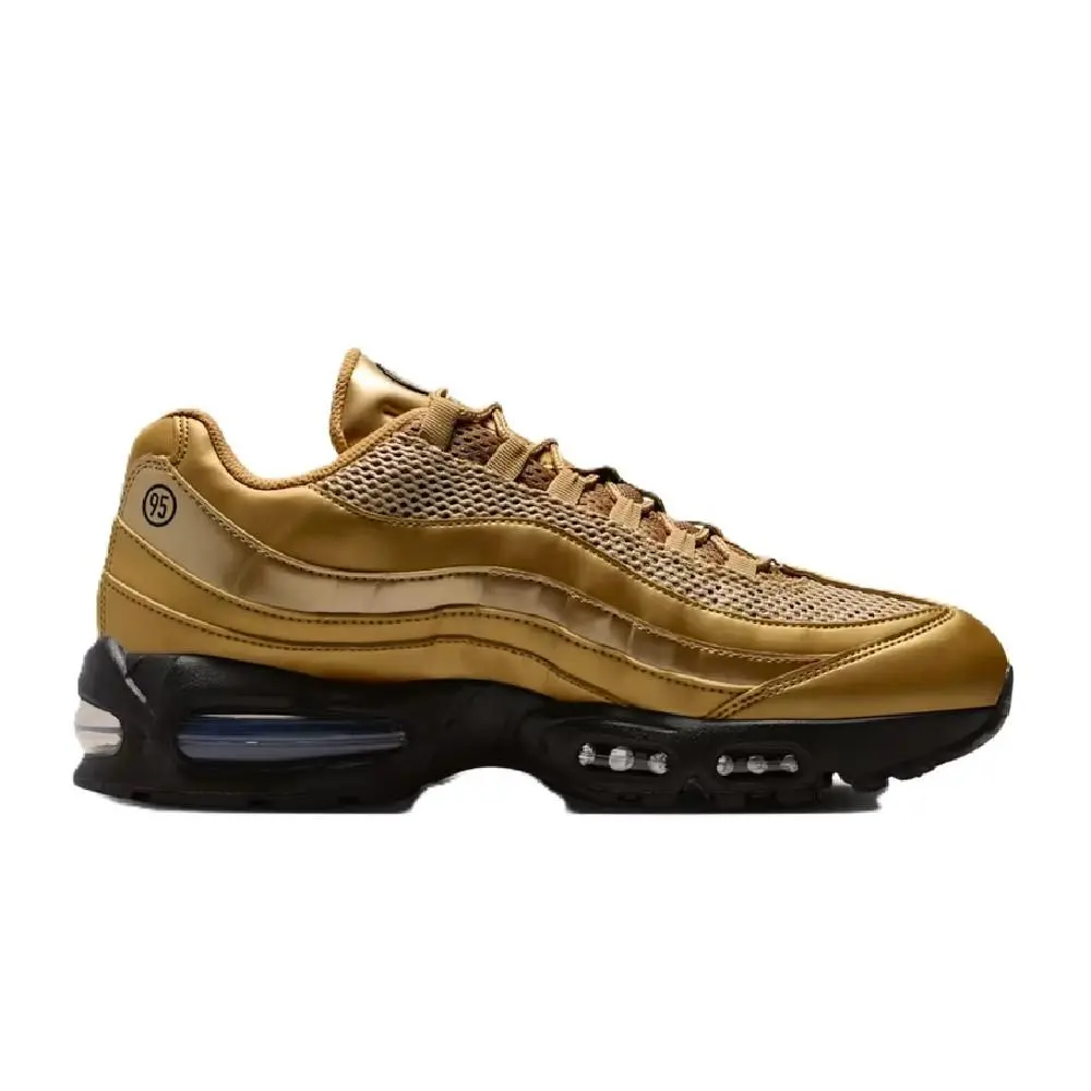 Men`s Nike Air Max 95 Big Bubble Metallic Gold/black IV2872 707