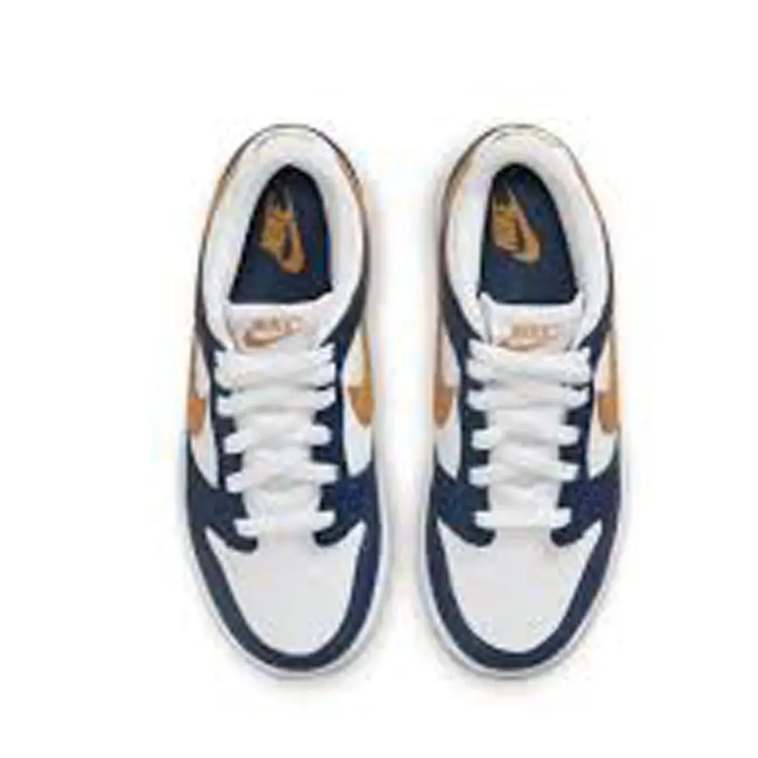 Nike shoes - Nike Dunk Low Midnight Navy Wheat - Blue 2