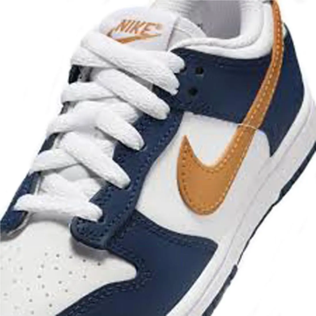Nike shoes - Nike Dunk Low Midnight Navy Wheat - Blue 3