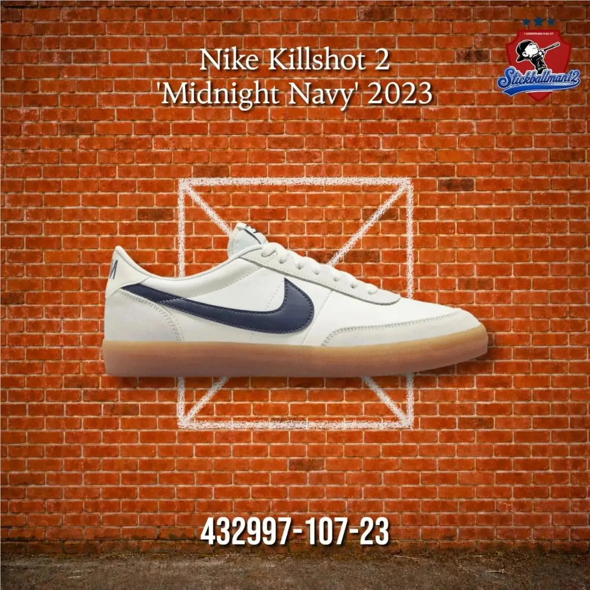 Nike Killshot 2 `midnight Navy` 432997-107 23 - Multicolor